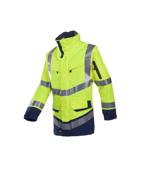 [708Z-415-XS] Parka étanche haute visibilité Jaune Fluo/Marine Windsor SIOEN (XS)