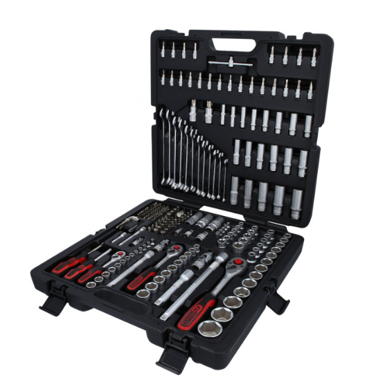 KSTools 917.0216 1/4"+3/8"+1/2" Coffret de douilles, 216 pièces