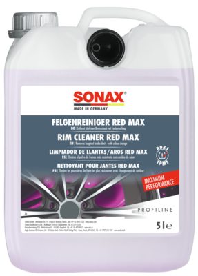[02315050SONAX] SONAX 02315050 PROFILINE Nettoyant jantes Red Max (5 litres)