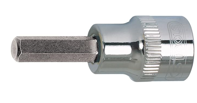 [918.1708] KSTools 918.1708 1/2" CHROMEplus Bit socket hexagon, short, 9/16"