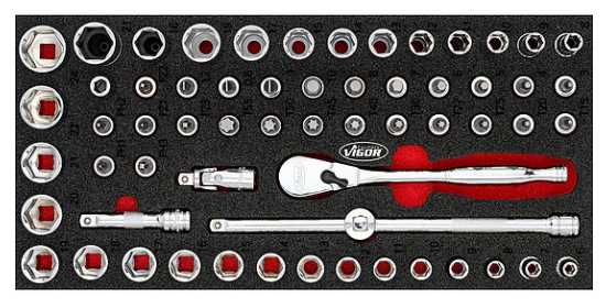 [V4973N] VIGOR V4973N Jeu d'outils à douilles
