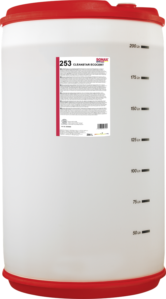 [02539000SONAX] SONAX 02539000 Profiline CleanStar Ecocert 200L