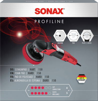 [04922410SONAX] SONAX 04922410 Pad de polissage hard 150