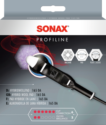 [04941000SONAX] SONAX 04941000 Hybrid Wool Pad 165 DA