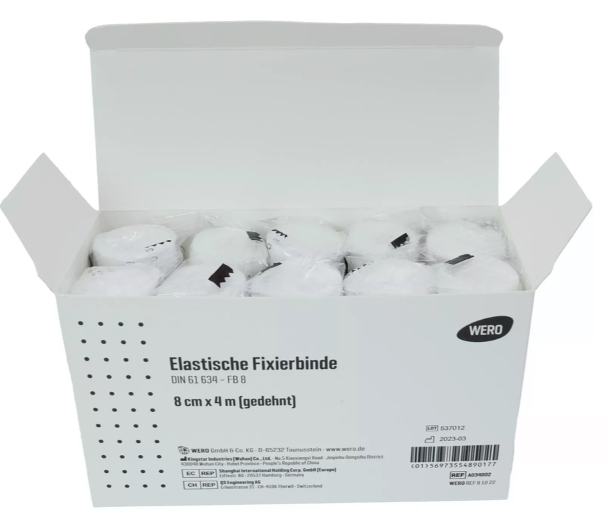 [091022WE] ELAST. MULLBINDE CEL. 4MX8CM / 10STK