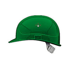 [11256029VO] CASQUE DE SECURITE VERT INAP-MASTER-4 (PIECE)