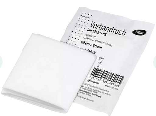 [130016WE] VERBANDTUCH STERIL 60x80 CM DIN 13152 A (PIECE)