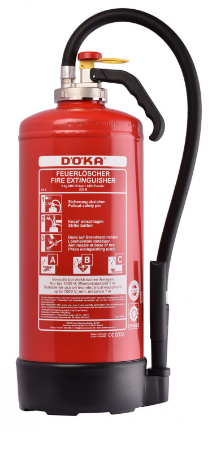 [1415-0000] FEUERLOESCHER 9 KG PULVER Gi9BS / EXTINCTEUR CLASS ABC 55A/233B/C, LE15 DOEKA DUREE DE VIE 20 ANS