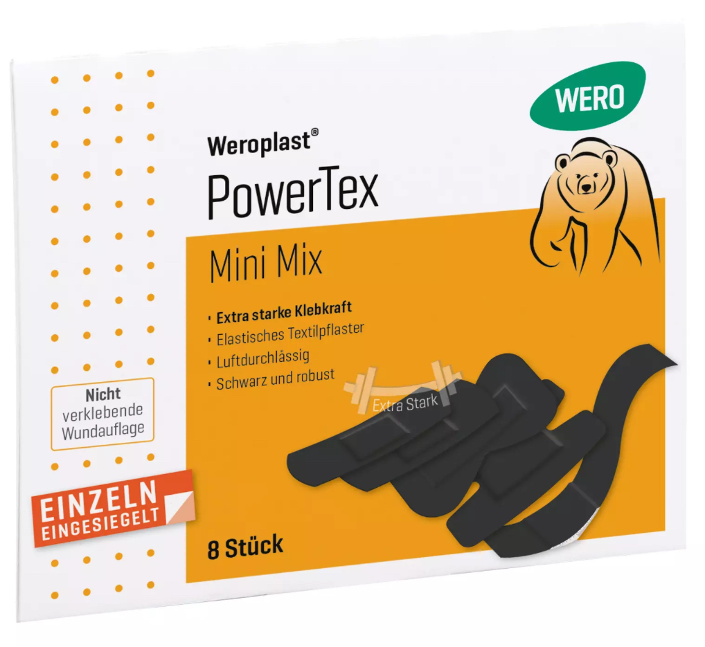[160705WE] [⚠Déstockage] PFLASTERSET WEROPLAST POWERTEX, MINI MIX, 8tlg (PIECE)