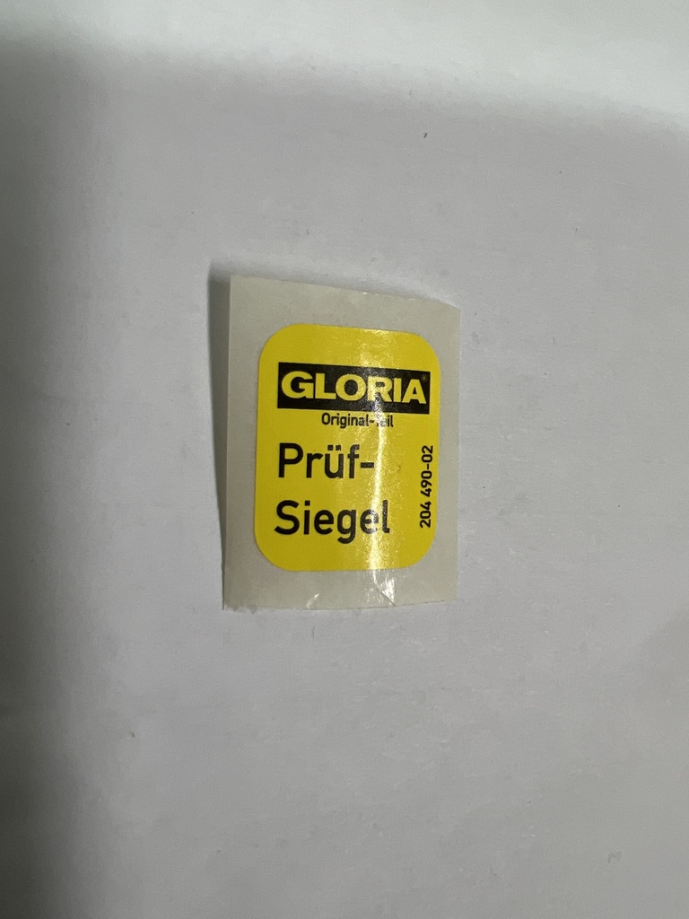 [204490.0000] [⚠Déstockage] PRUEFSIEGELMARKE GELB GLORIA (PIECE)