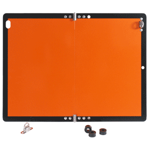 [2073KL (54323)] [⚠Déstockage] GEFAHRGUT-WARNTAFEL KLAPPBAR F/ GGVSE/ADR  300X400MM ORANGE (PIECE)
