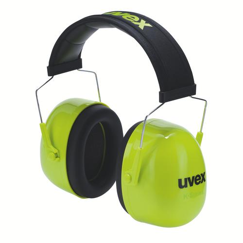[2600.004] 2600.004 - Coquilles antibruit uvex K4 vert SNR 35 dB