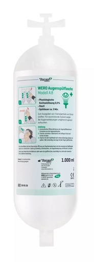[280029WE] [⚠Déstockage] AUGENSPUELFLASCHE A8 GEPUFFERTE LÖSUNG 2X 1000ML (JEU)