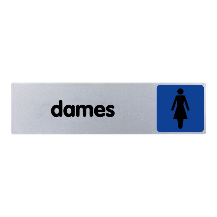 [4032771] [⚠Déstockage] PANNEAU WC DAMES (TEXTE) COULEUR, PLAQUE PLEXI 170X45 (PIECE)