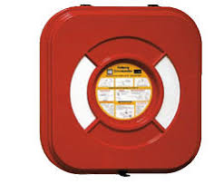 [53826] [⚠Déstockage] RINGGEHAEUSE SIGNALROT MASSE: 90,7x85,7x16,7 cm OHNE AUSRUESTUNG (PIECE)