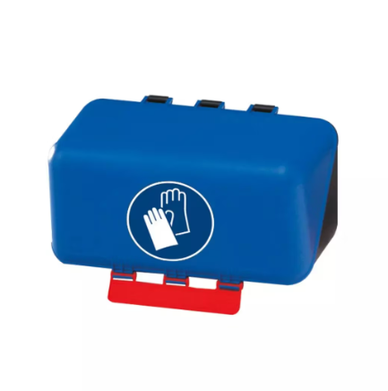 [4108100] [⚠Déstockage] SECUBOX MINI BLAU HANDSCHUHE TRAGEN (PIECE)