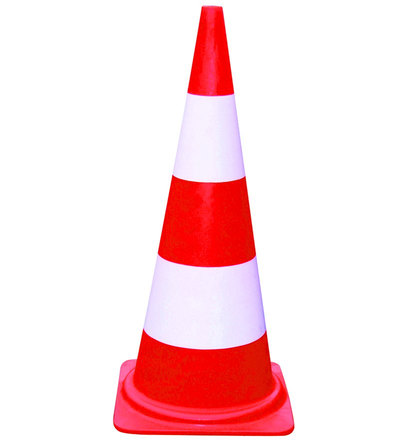 [70012] LEITKEGEL / cône de signalisation 1000mm STREIFEN WEISS - 70012 (PIECE)