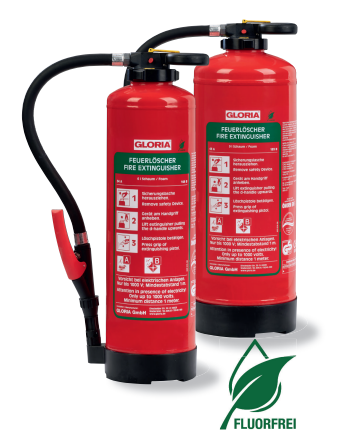 GLORIA FEUERLOESCHER SCHAUM / EXTINCTEUR MOUSSE SKE 6 PRO S6H GLORIA 6L CLASS AB6L 21A 6LE 113B 6LE / 550/280/165 MM DIA 150 MM FLUOFREI DUREE DE VIE 20 ANS