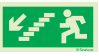 [F0033F30151] PICTO ESCALIER DE SECOURS DESCEND A GAUCHE 300X150
