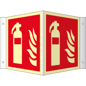 [W4011KHL200] [⚠Déstockage] FEUERLOESCHER ISO7010,F001 KUNSTSTOFF HIGHLIGHT WINKELSCHILD 200X200 MM (PIECE)