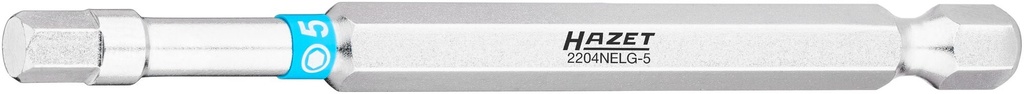 [2204NELG-5] HAZET - Embout-tournevis (bit) ∙ taille 5 mm ∙ longueur : 89 mm