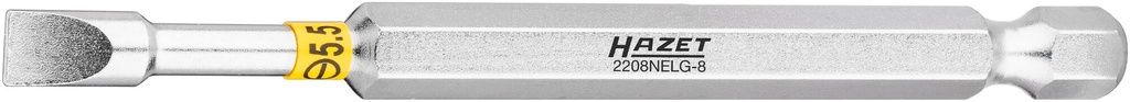 [2208NELG-8] HAZET - Embout-tournevis (bit) ∙ taille 0,8 x 5,5 mm ∙ longueur : 89 mm