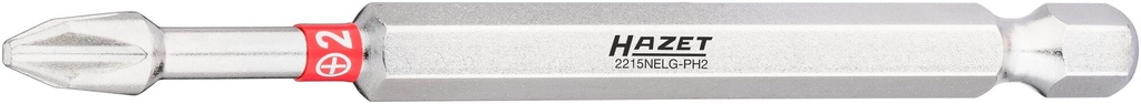 [2215NELG-PH2] HAZET - Embout-tournevis (bit) ∙ taille PH2 ∙ longueur : 89 mm