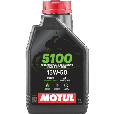 [104080Motul] Motul 5100 15W50 4T 1L