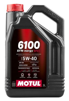 [112927Motul] Motul 6100 SYN-nergy SPEC 5W-40 5L