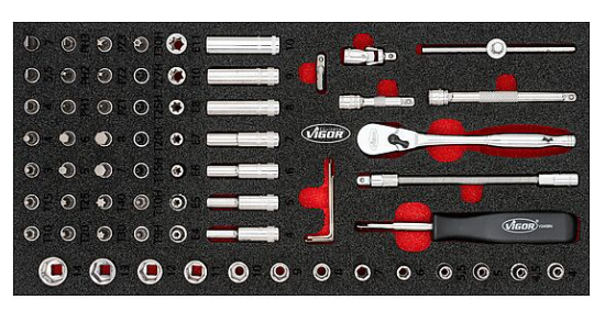 [V4971N] VIGOR V4971N Jeu d'outils à douilles
