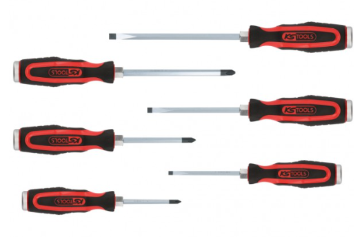 [151.1160] KSTools 151.1160 ERGOTORQUEmaxJeu de tournevis 6pcsFente+PH