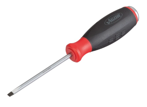 [V3597] VIGOR V3597 tournevis plat ∙ avec capuchon à impact SW 0,6 x 3,5 mm ∙ profil fendu