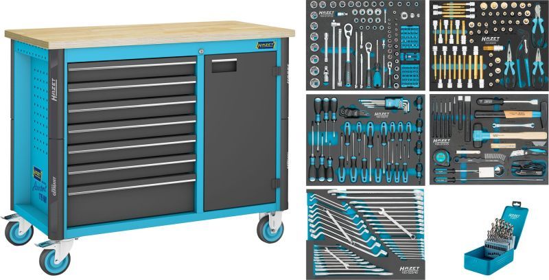 HAZET - Établi mobile Assistent® ∙ avec assortiment ∙ 314 pièces