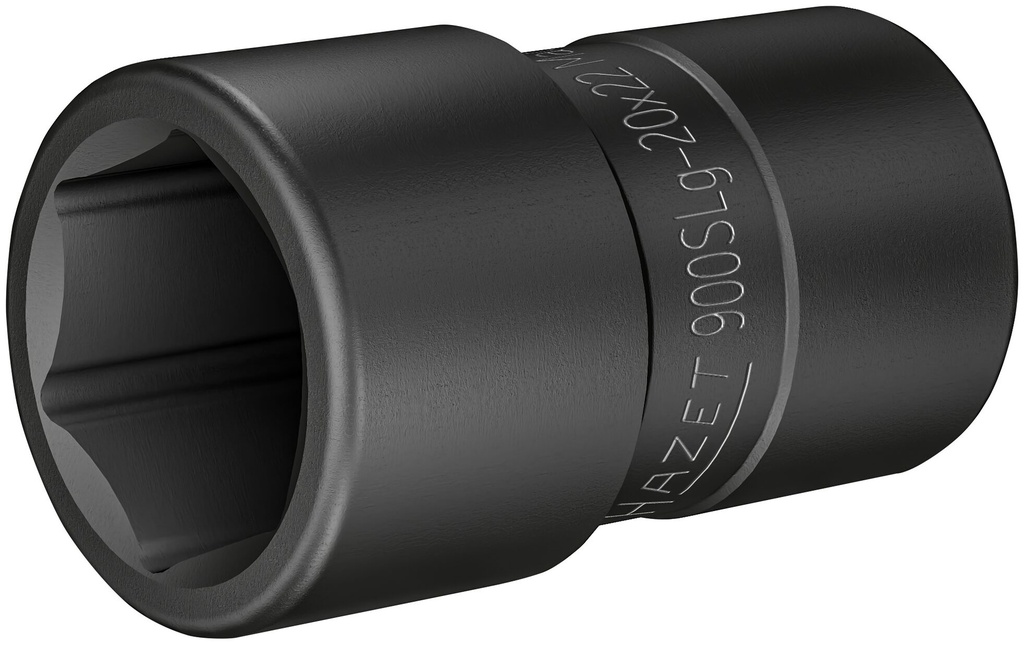 [900SLG-20X22] HAZET - Douille pour vissage de roue FORD ∙ taille 20 x 22 mm ∙ longueur : 53 mm