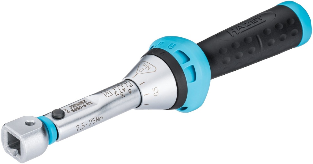 [5280-3CTCAL] HAZET - Clé dynamométrique avec certificat d'étalonnage DAkkS ∙ longueur : 218 mm