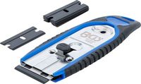 BGS - 70912 - Racloir d’étiquettes 40 mm avec 6 lames de racloir en matière plastique