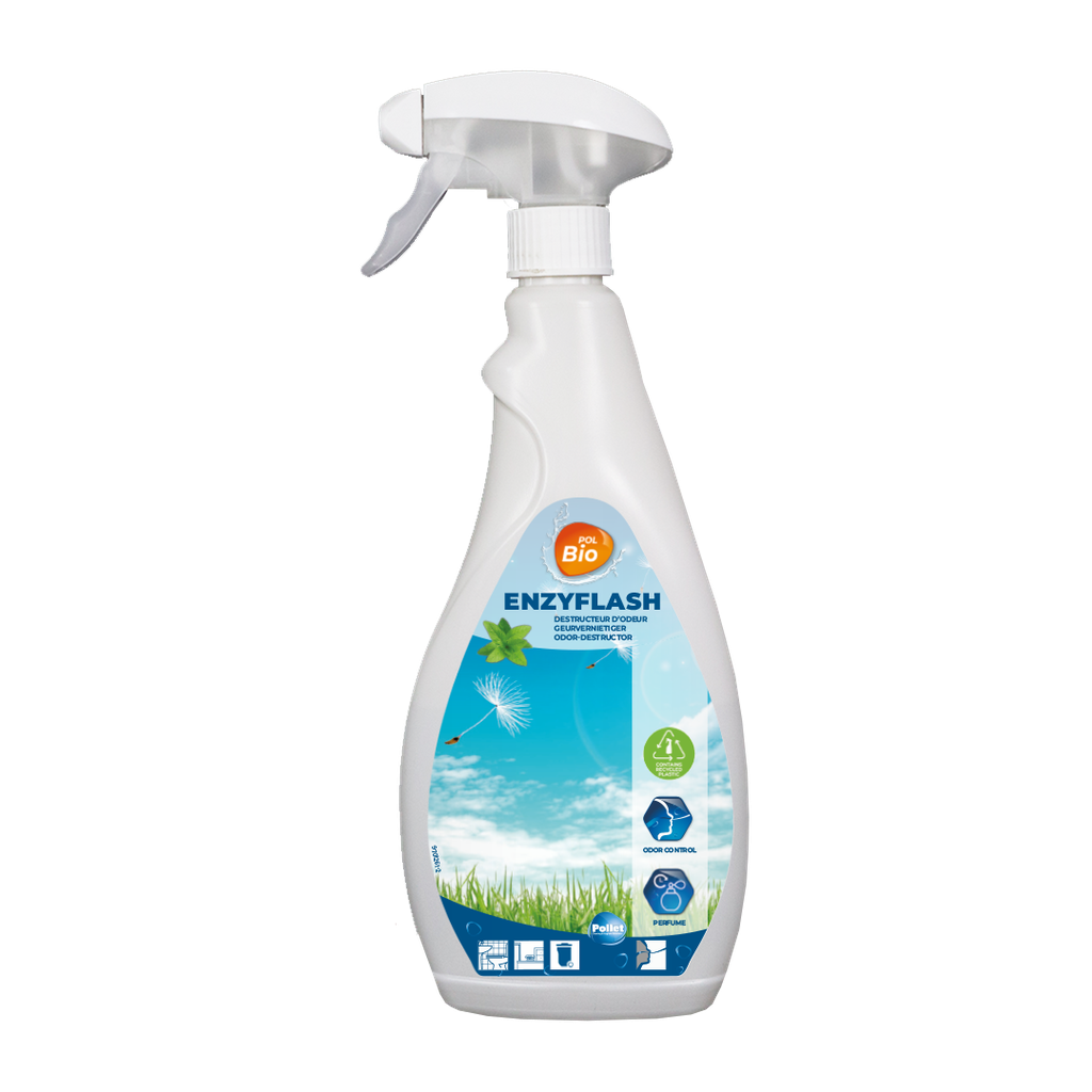 [2104441] [2104441] POLBIO ENZYFLASH ( 750ML) Destructeur d'odeurs biotechnologique instantanné 