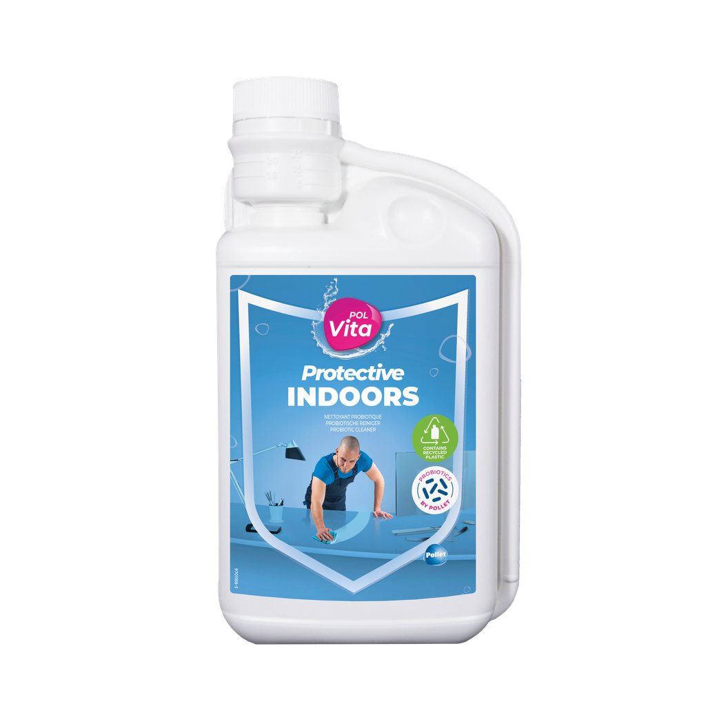 [2290744] [2290744] POLVITA PROTECTIVE INDOORS ( 1L) Détergent Surfaces et vitres Probiotique protecteur concentré