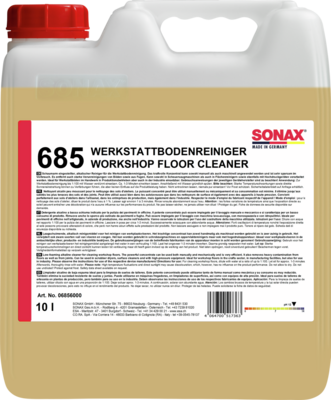 [06856000SONAX] SONAX 06856000 Nettoyant pour sol des ateliers concentré - 10L