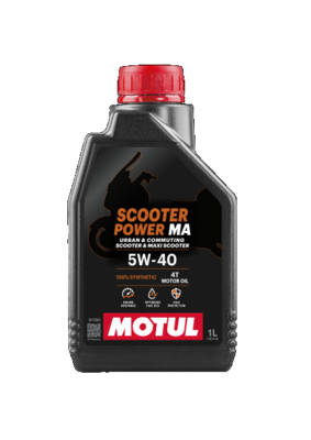 [105958Motul] Motul SCOOTER POWER 4T 5W40 MA 1L D38