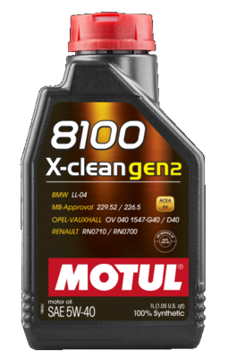 [109761Motul] Motul 8100 X-CLEAN GEN2 5W-40 1L