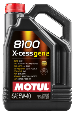 [109776Motul] Motul 8100 X-CESS GEN2 5W-40 5L