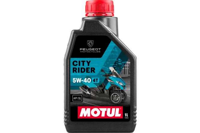 [111249Motul] Motul PEUGEOT CITY RIDER 5W-40 4T 1L D38