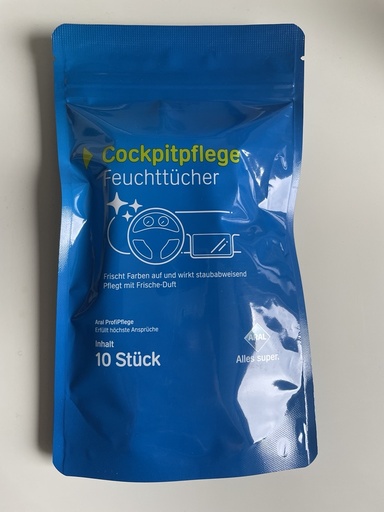 [1331000341131] Aral Cockpitpflege Tücher (1 beutel)