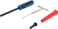 BGS - 8766 - Ensemble d'outils rétractables à valve de pneu 4 pièces