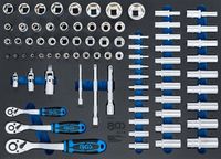 BGS - 4015 - Insert de servante d'atelier 3/3 : Jeu de douilles 80 pièces