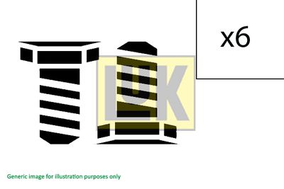 [⚠Déstockage] KIT VIS P VOLANT BI-MASSE LUK