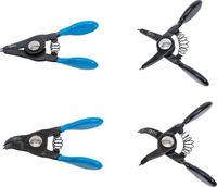 BGS - 444 - Jeu de pinces à circlips pour petits circlips 80 mm 4 pièces