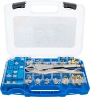 [572BG] BGS - 572 - Assortiment pince grip et oeillets 275 pièces