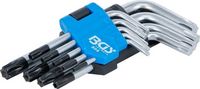 [809BG] BGS - 809 - Jeu de clés allen courtes Profil T (pour Torx) avec perçage T10 - T50 9 pièces